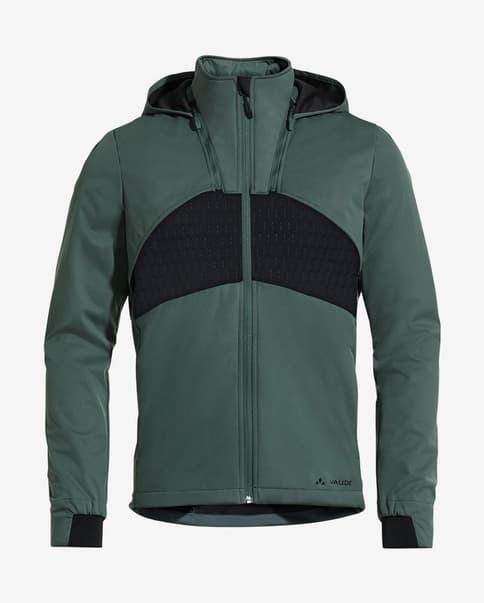 Chaqueta Vaude All Year Moab mangas desmontables verde grisáceo negro