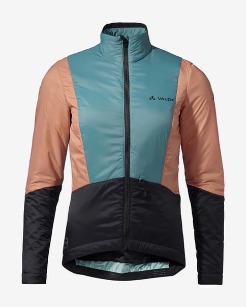Chaqueta Vaude Kuro Insulation verde azulado marrón negro mujer