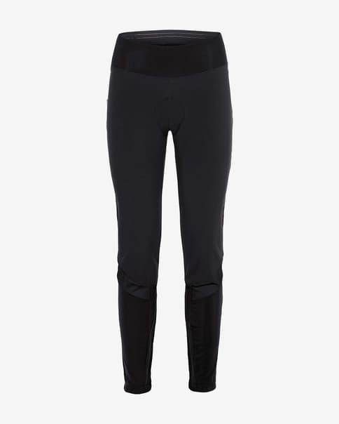 Culote largo sin tirantes Vaude Matera negro intenso mujer