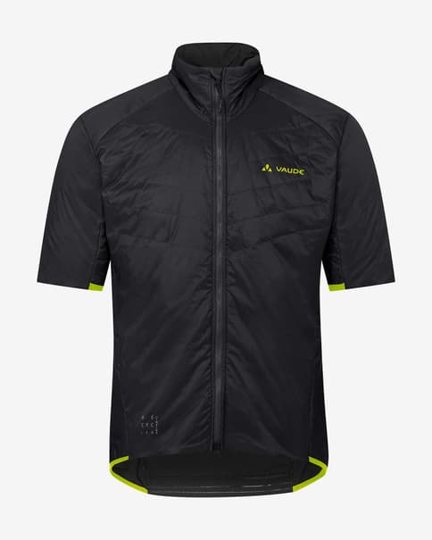 Maillot Vaude Kuro Insulation manga corta negro amarillo
