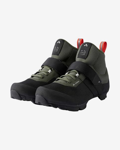 Zapatillas Vaude Kuro Mid STX negro verde oscuro