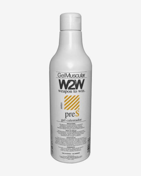 Gel W2W termo activador muscular precompetición 500 ml