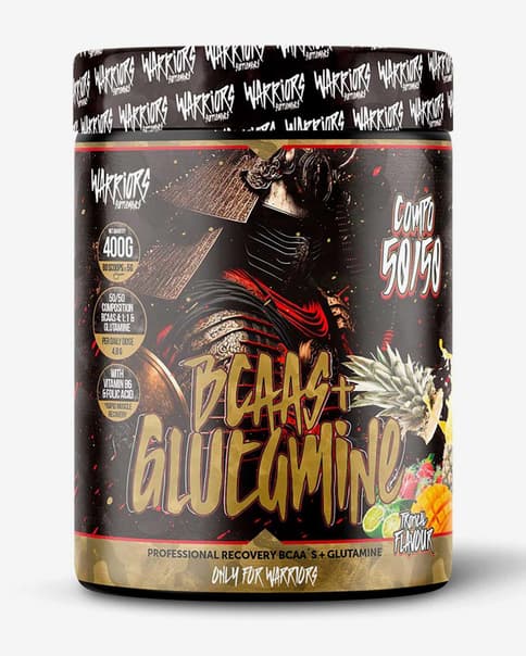 BCAA+Glutamina Warriors sabor tropical 400 g