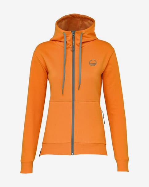 Wild Country Flow 2 Full Zip Kapuzenjacke Damen Orange