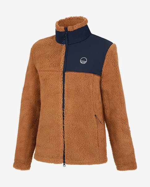Fleecejacke Wild Country Spotter hellbraun für Frauen.