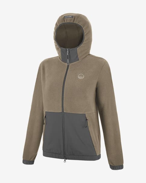 Wild Country Sequence Damen Kapuzenfleecejacke braun