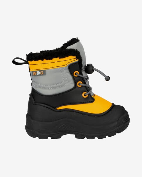 Descansos Winter Grip Snow Flake negro amarillo infantil