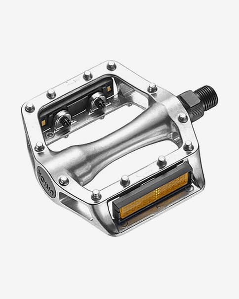 Pedali a piattaforma Union Wellgo SP-102 con filettatura 1/2 argento
