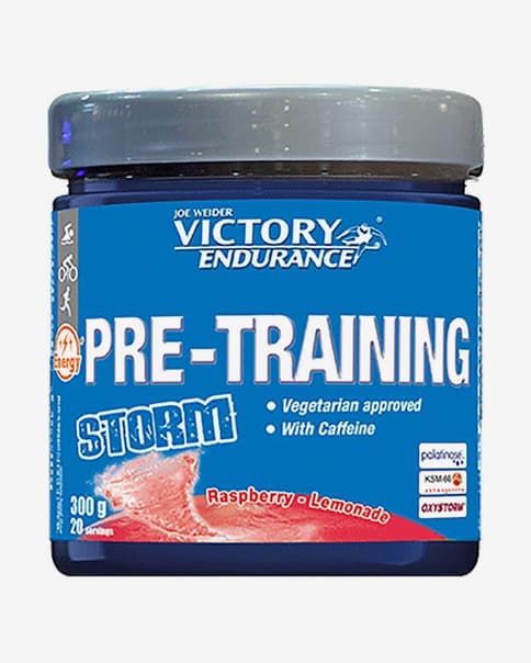 Batido Victory Endurance Pre-Training Storm sabor limonada y frambuesa 300 g