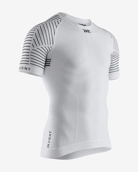 T-shirt X-Bionic Invent Round Neck branco