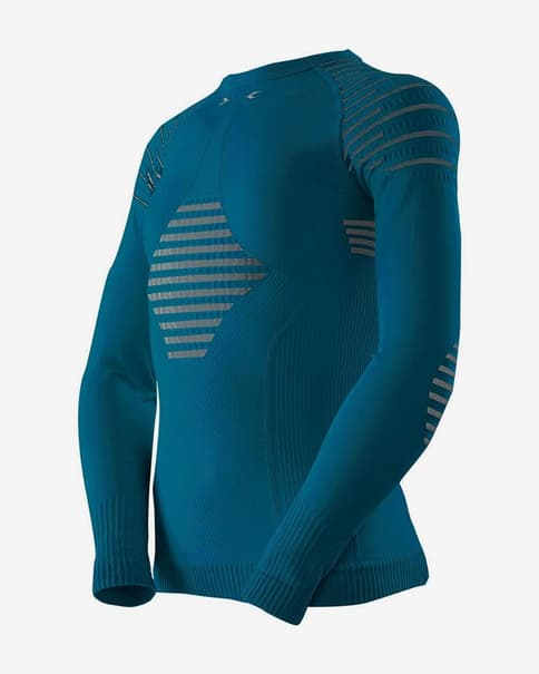 T-shirt X-Bionic Invent 4.0 manche longue bleu enfant