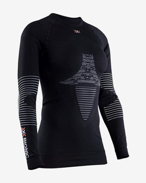 Camiseta X-Bionic Energizer 4.0 manga larga negro mujer