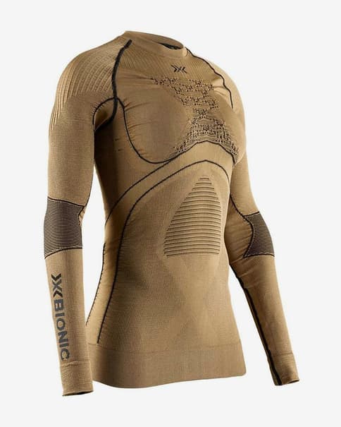 T-shirt X-Bionic Radiactor 4.0 manche longue marron noir femme