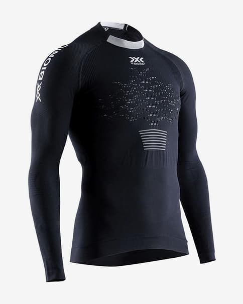Camiseta X-Bionic The Trick 4.0 Run manga larga negro gris