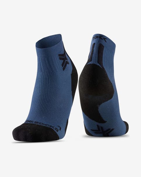 Calcetines X-Bionic Run Discover Ankle azul denim
