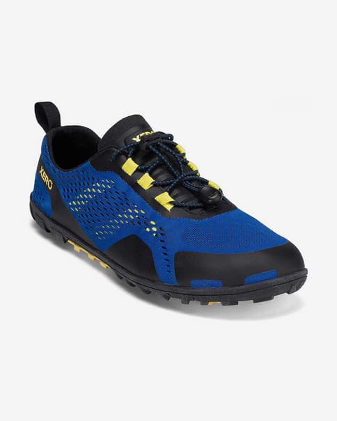 Zapatillas Xero Shoes Aqua Runner negro azul amarillo