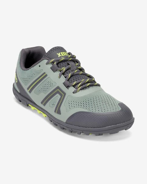 Ténis Xero Shoes Mesa Trail II verde acinzentado mulher