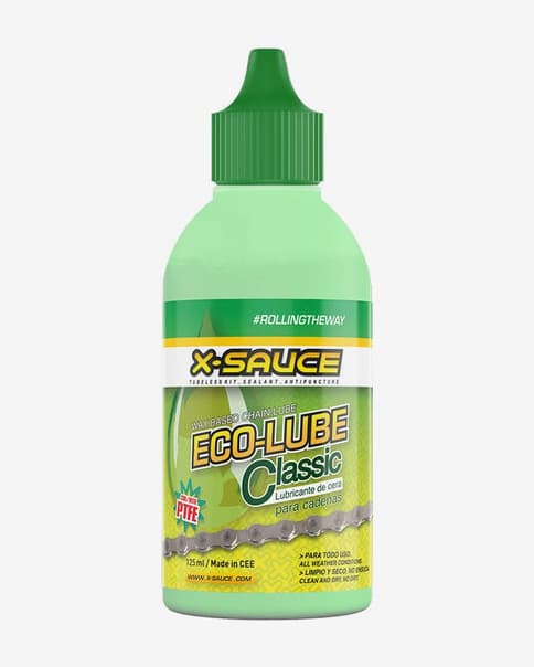 Lubricante biodegradable de cera para cadenas X-Sauce Eco-Lube 125 ml