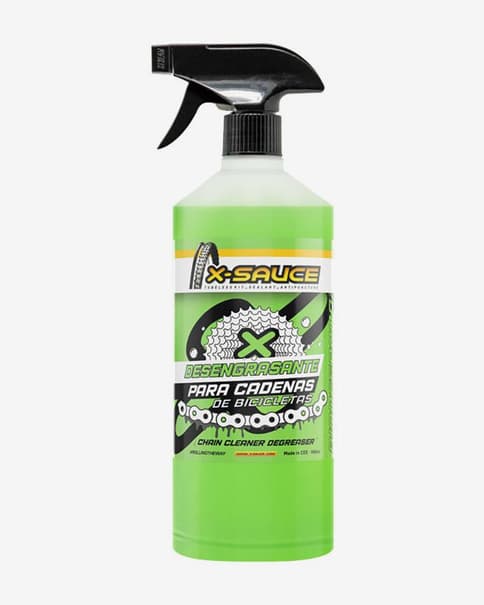 Limpiador desengrasante para transmisión de bicicletas X-Sauce 900 ml