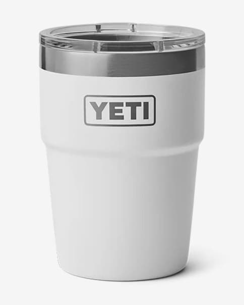 Vaso termo YETI Rambler Stackable 16 OZ (473 ml) blanco
