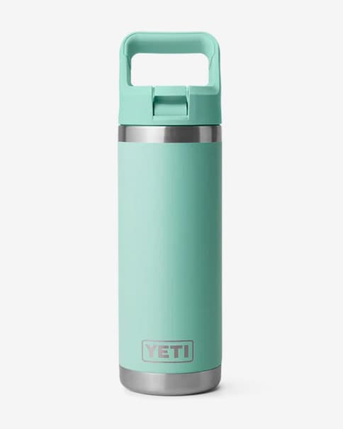 Botella termo YETI Rambler Straw 18 OZ (532 ml) verde turquesa