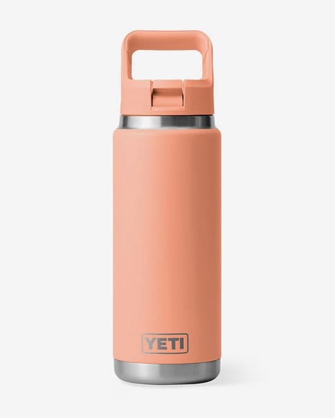 Botella termo YETI Rambler Straw 26 OZ (769 ml) rosa