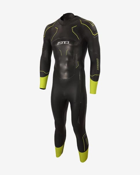 Traje de neopreno Zone3 Vision negro amarillo