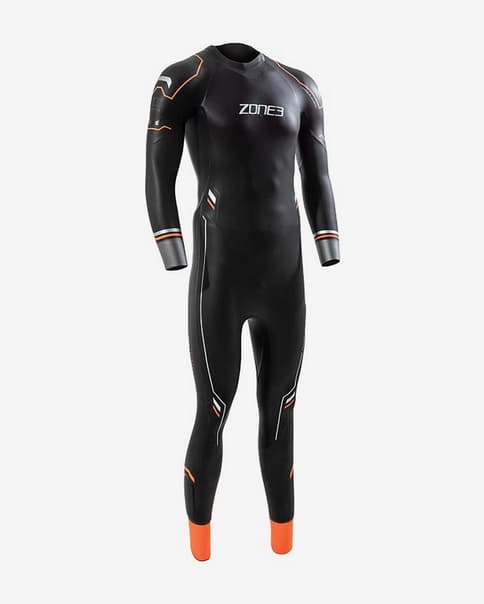 Traje de neopreno Zone3 Aspire Thermal negro gris naranja