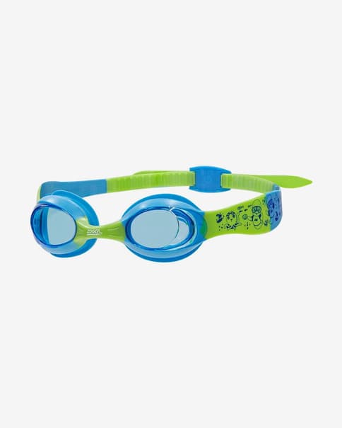Gafas de natación Zoggs Little Twist azul verde con lentes transparentes azul infantil