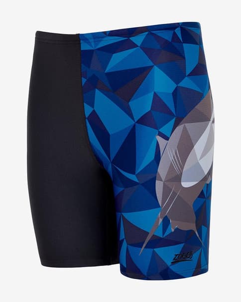 Bañador Zoggs Barracuda azul blanco gris niño