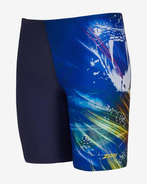 Bañador Zoggs Barracuda azul marino blanco rojo niño 