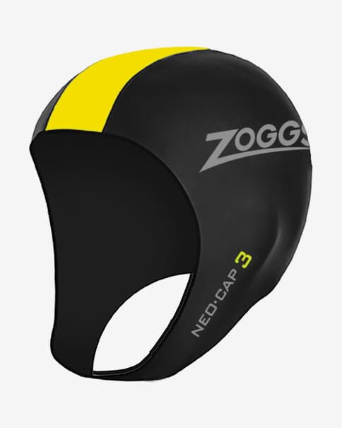 Gorro natación Zoggs Neo Cap 3 negro amarillo