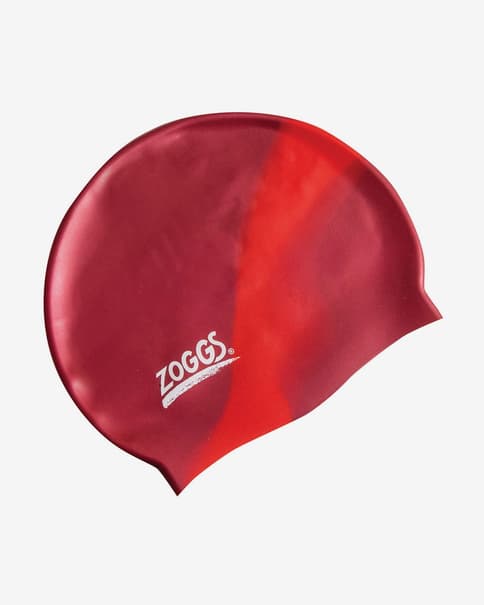 Gorro de natación Zoggs Silicone Cap Multi granate rojo infantil