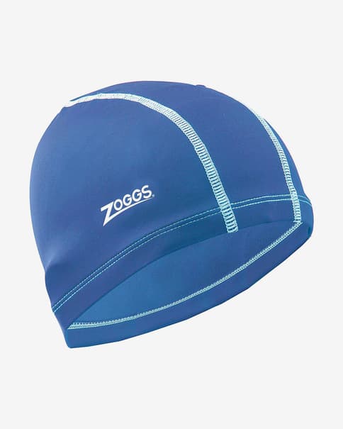 Gorro natación Zoggs Spandex azul blanco