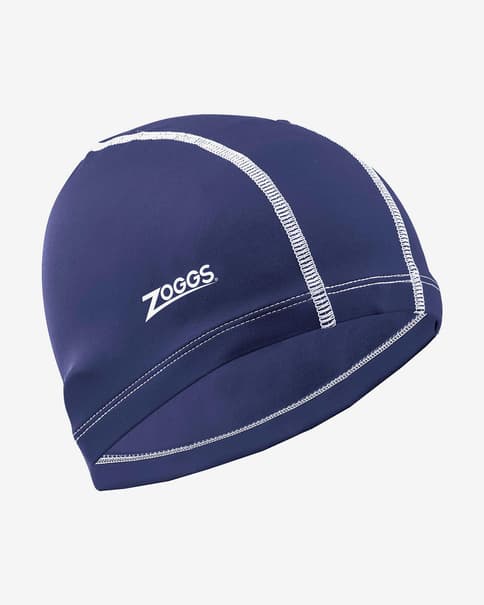 Gorro natación Zoggs Spandex azul marino blanco