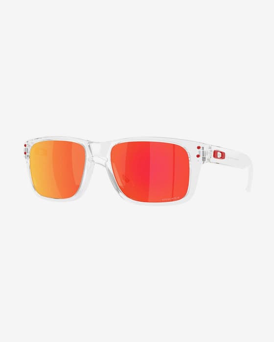 Oakley Holbrook XXS Glasses Clear with Prizm Ruby lenses Kids