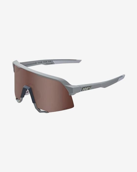 Gafas 100% S3 gris con lentes Hiper marrón