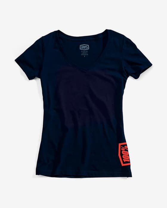 Camiseta 100% Source manga corta azul mujer
