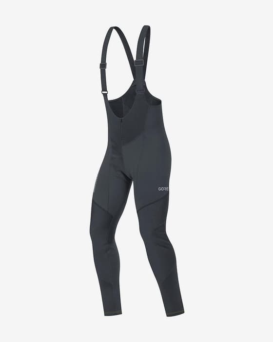 Culote largo Gore Wear C3 Windstopper Bibtights+ negro