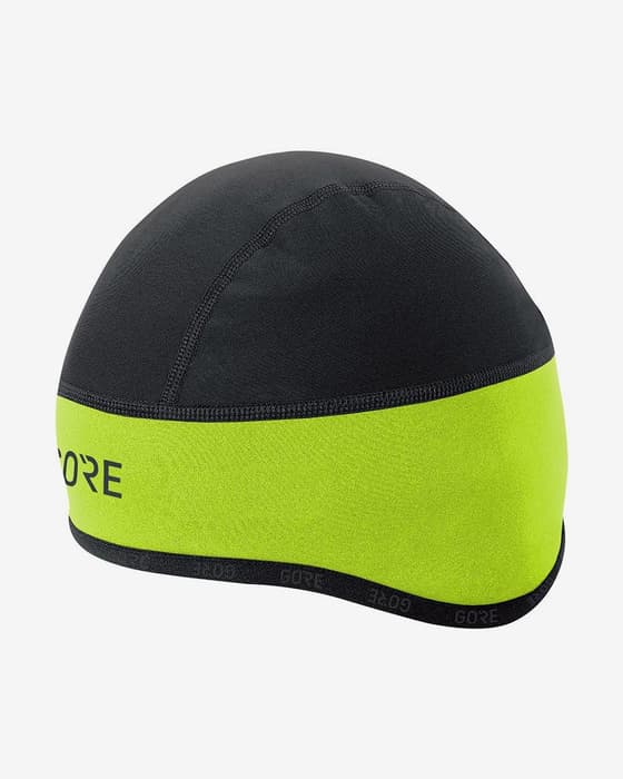 Gorro Gore Wear C3 Windstopper negro amarillo fluor