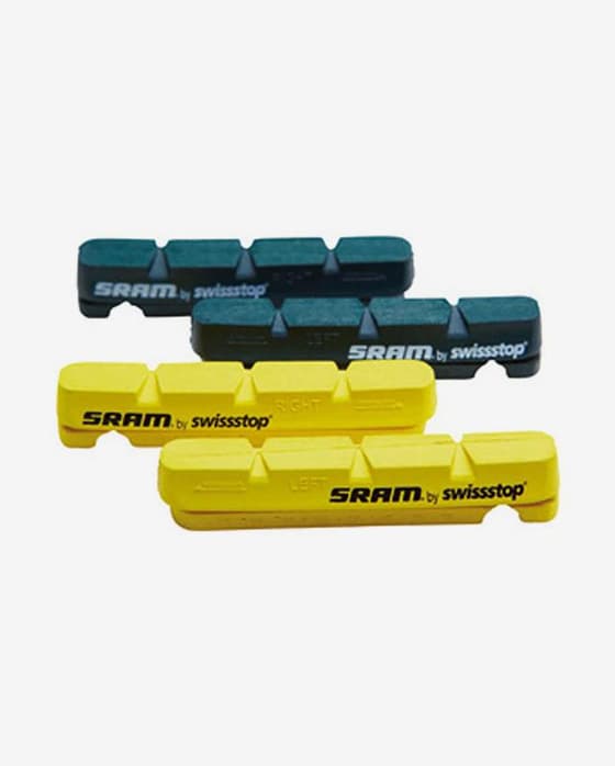 Patin de rechange SRAM Carbone Road jaune (2 unités)
