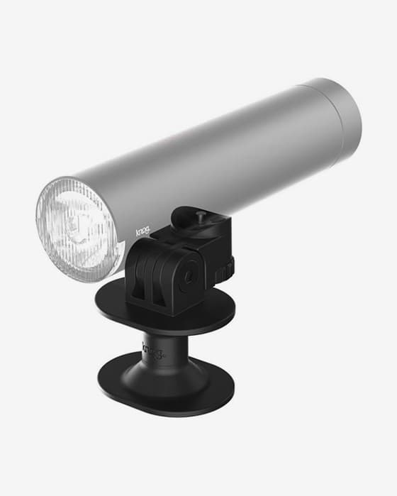 Suporte para capacete leve Knog PWR e GoPro