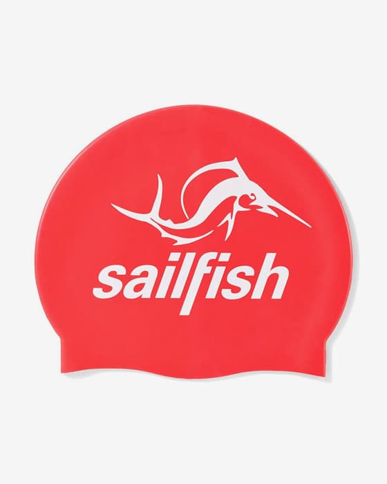 Gorro de natación Sailfish Silicon Cap rojo