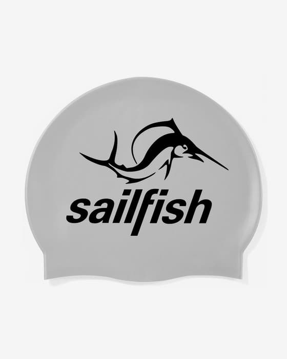 Gorro de natación Sailfish Silicon Cap plata
