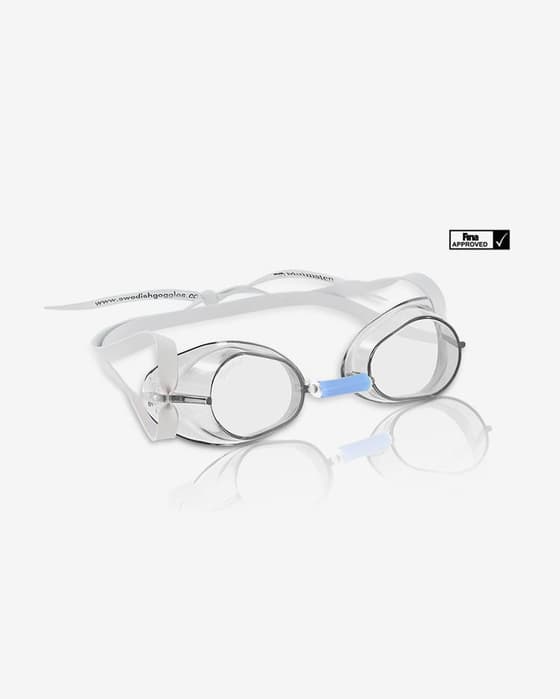 Gafas Suecas Malmsten Classic blanco transparente