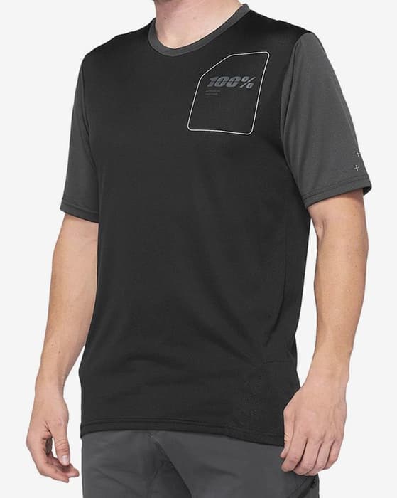 Maillot 100% Ridecamp manche courte noir