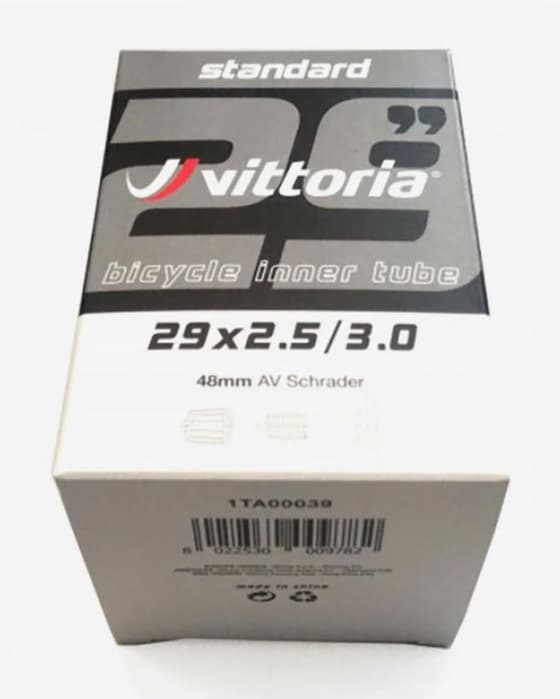 Chambre à air Vittoria Standard 29x2.50/3.0 AV Valve Schrader 48 mm