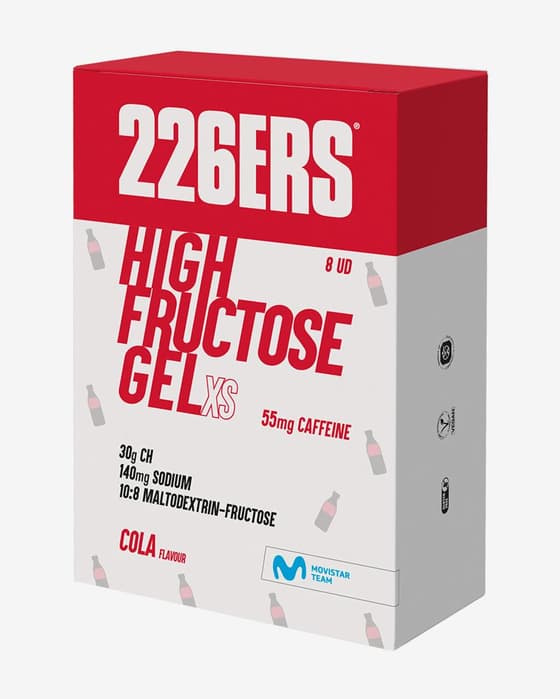 226ERS High Fructose Energy Gel with Caffeine Cola Flavour (8x44g)