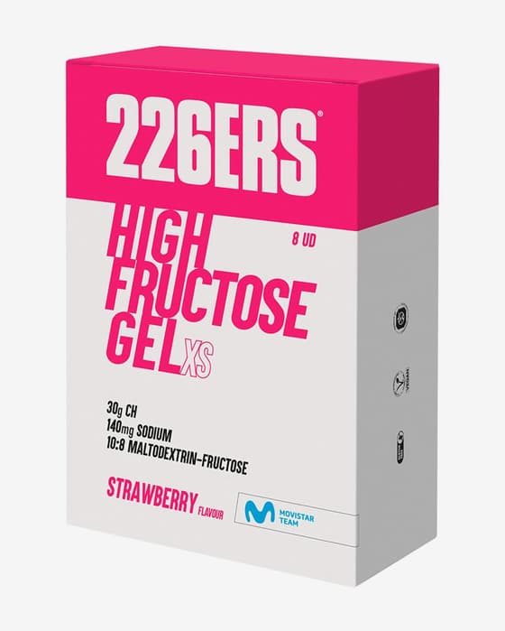 226ERS High Fructose Energy Gel Strawberry Flavour (8x44g)
