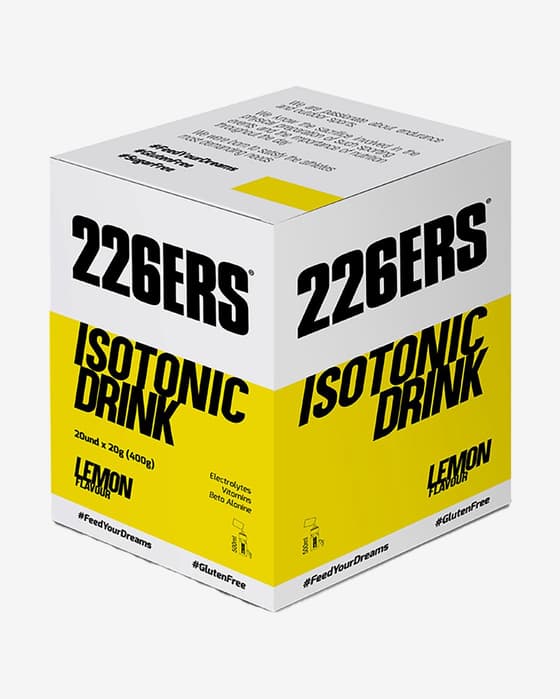Bebida isotónica 226ERS Isotonic sabor limón 20 g (20 sobres)